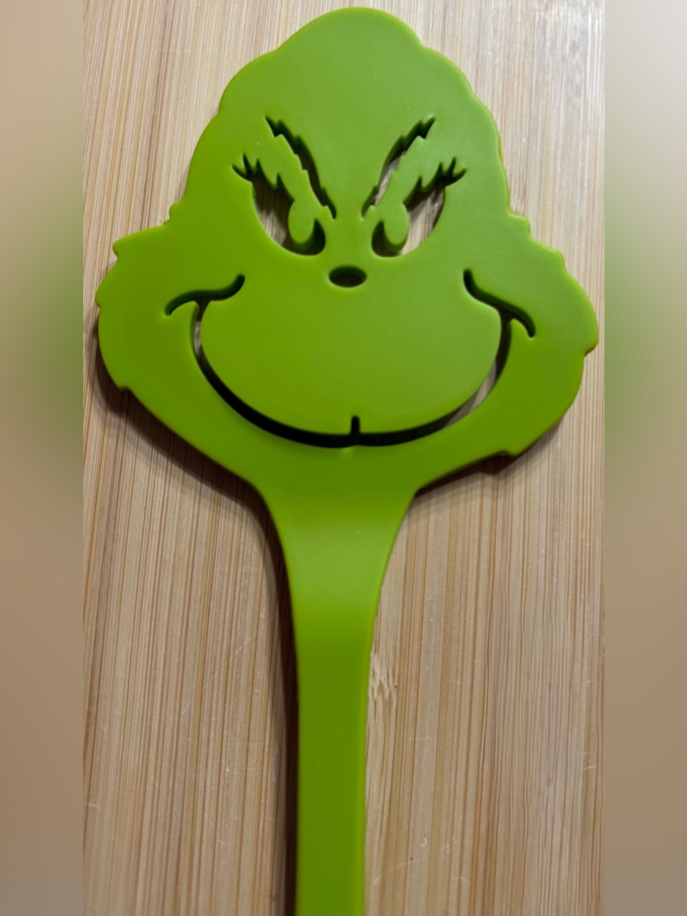 The Grinch Silicone Kitchen Spatula Green Christmas